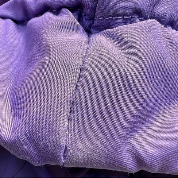 Patagonia Common Threads Girls Coat Purple Size 10 with plush Hood. - Picture 8 of 15